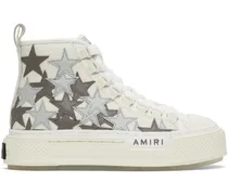 Off-White & Gray Stars Court High Sneakers