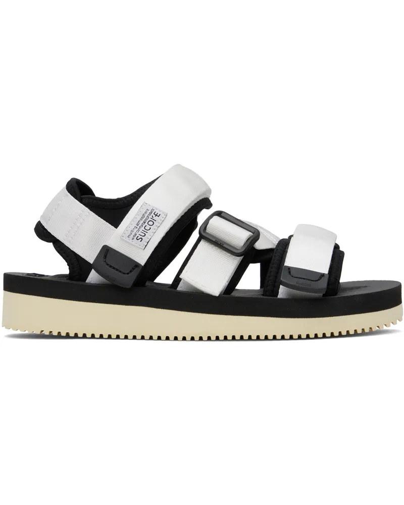 SUICOKE White KISEE-V Sandals White