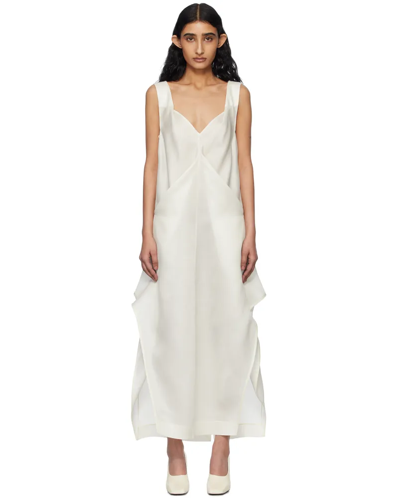 KHAITE White Kenith Maxi Dress 168