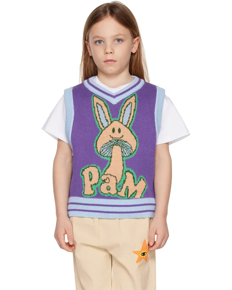 Perks and Mini SSENSE Exclusive Kids Purple Vest Purple