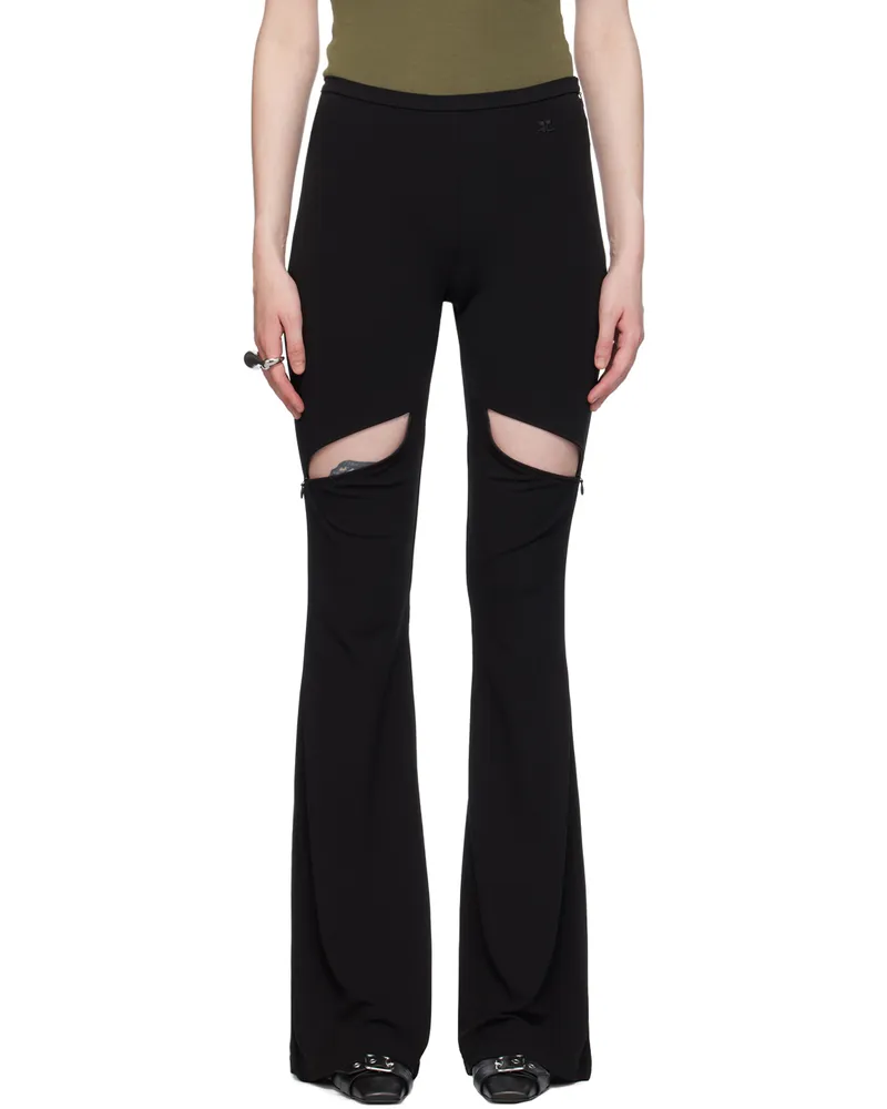 Courrèges Black Ellipse Trousers 9999