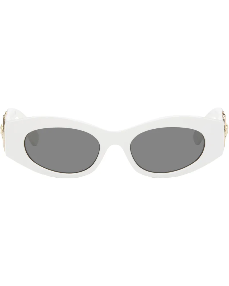 Versace White Medusa Biggie Cat-Eye Sunglasses 314