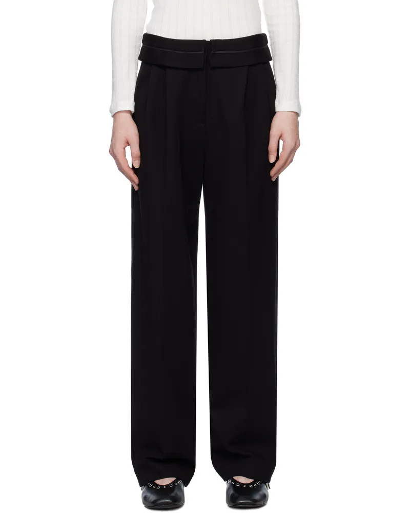 Rag & Bone Black Tasha Ponte Trousers Black