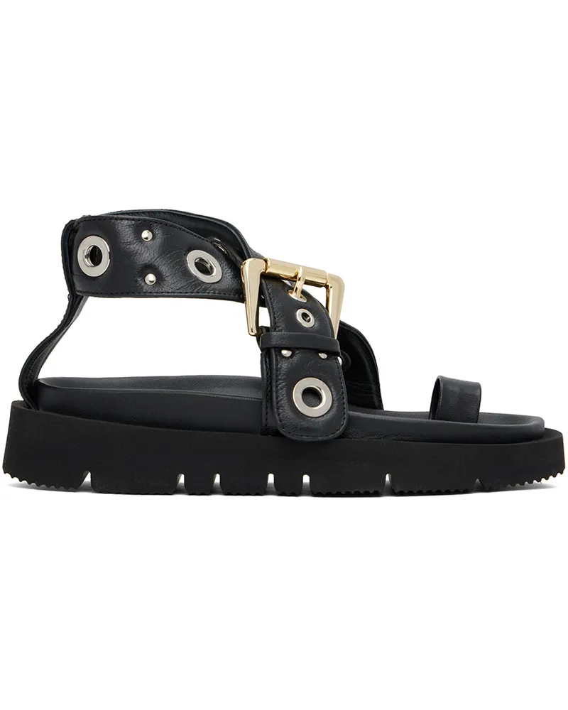 A.P.C. Black Natacha Ramsay-Levi Edition Concarneau Sandals Lzz