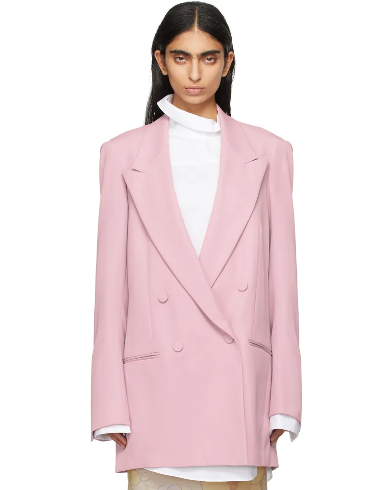 Dries van Noten Pink Wool Blazer 301