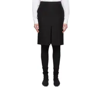 Black Benson Midi Skirt