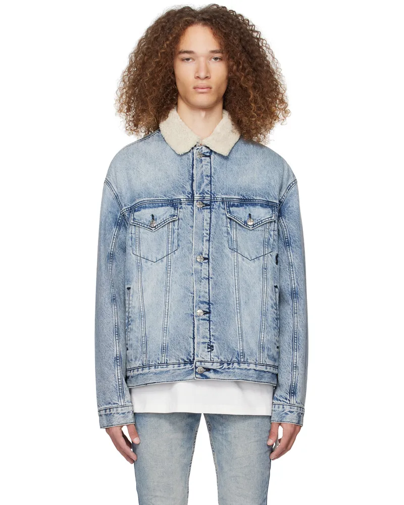 ksubi Blue Oh G Denim Jacket Denim