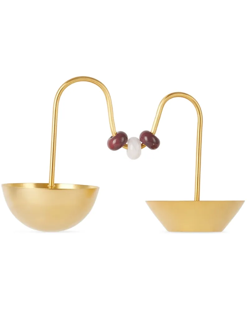 Natalia Criado Gold Apertivo Serving Bowls Gold
