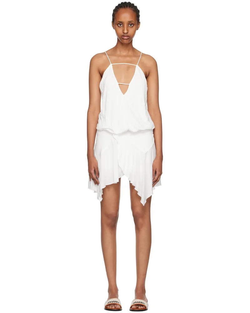 Isabel Marant White Felicia Minidress 20wh