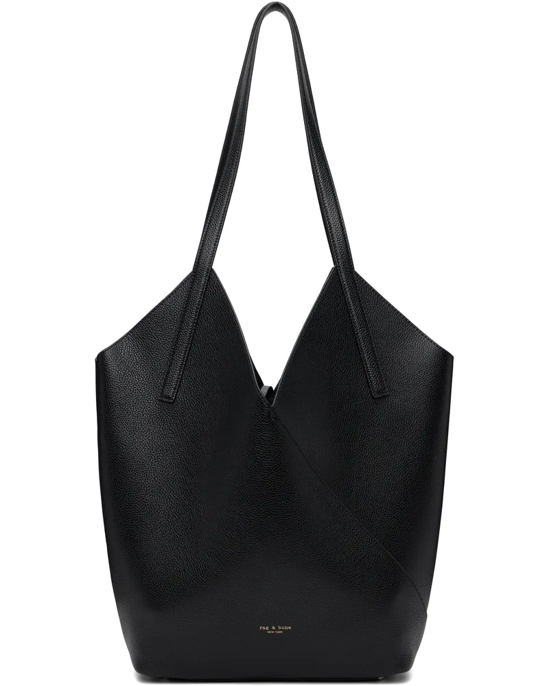 Rag & Bone Black Alix Leather Tote Bla