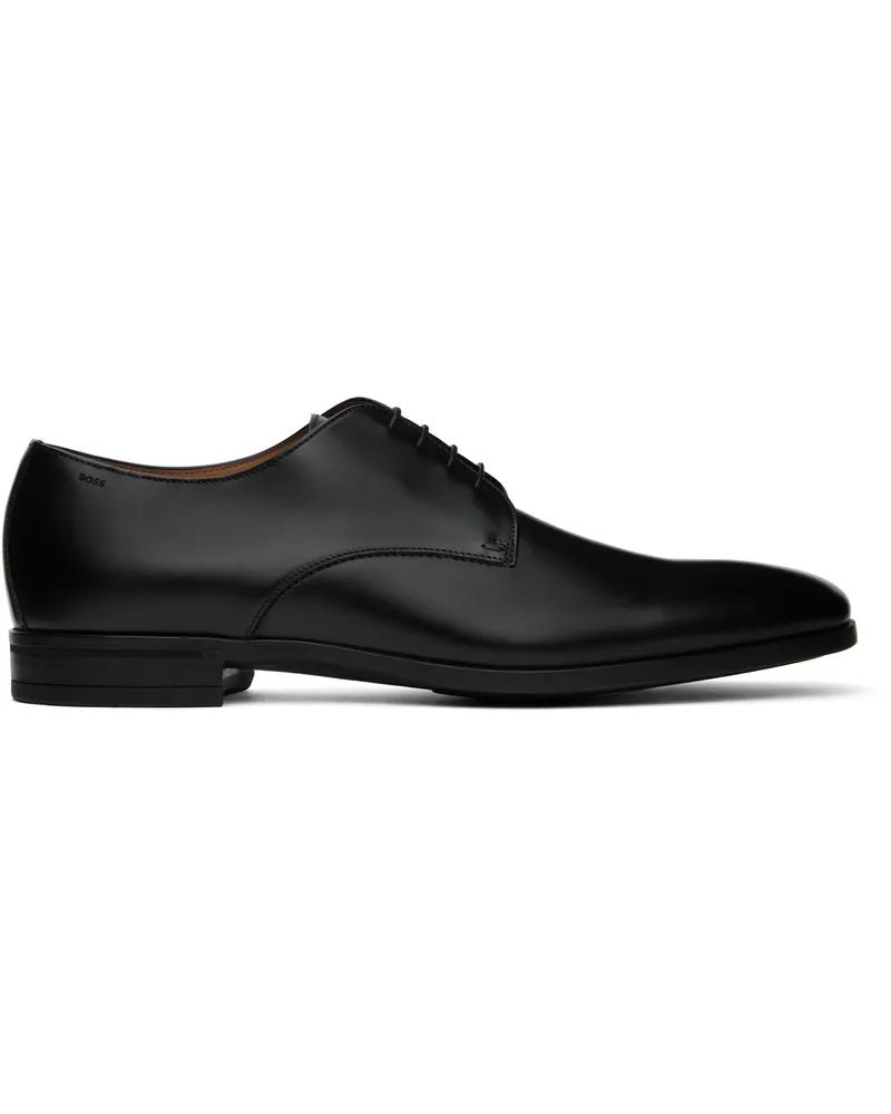 HUGO BOSS Black Leather Derbys 001-black
