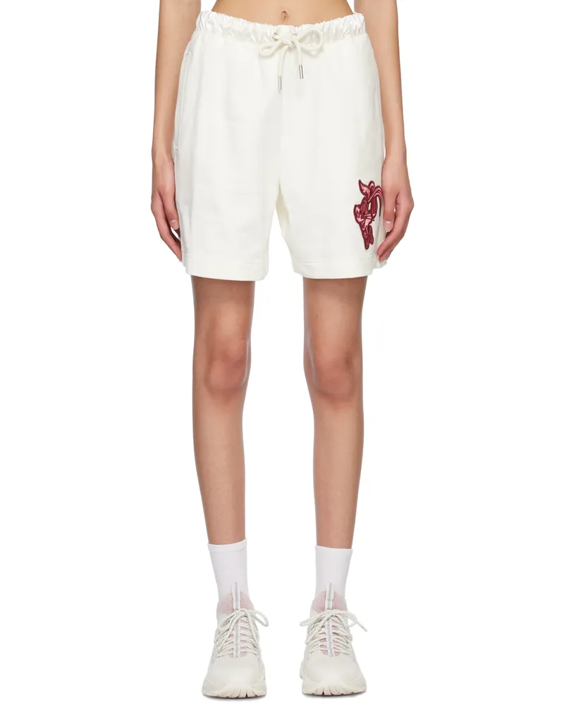 Moncler White Oversized Shorts 032