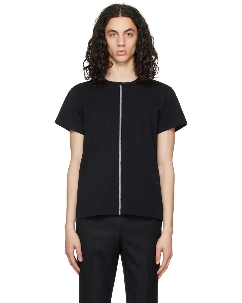 Johnlawrencesullivan Black Wrinkle T-Shirt Black
