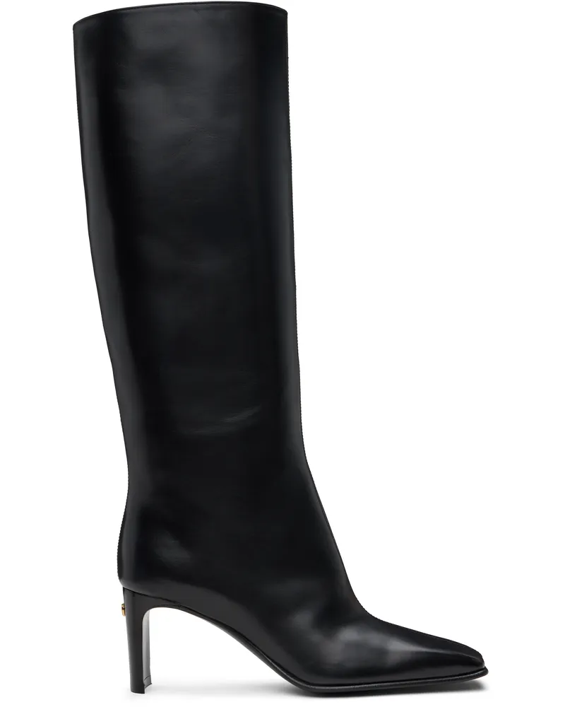 Ferragamo Black Knee High Boots 001