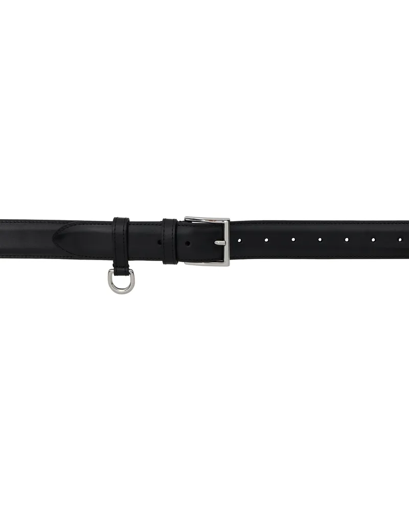Anderson's Black Calfskin Ring Belt N1