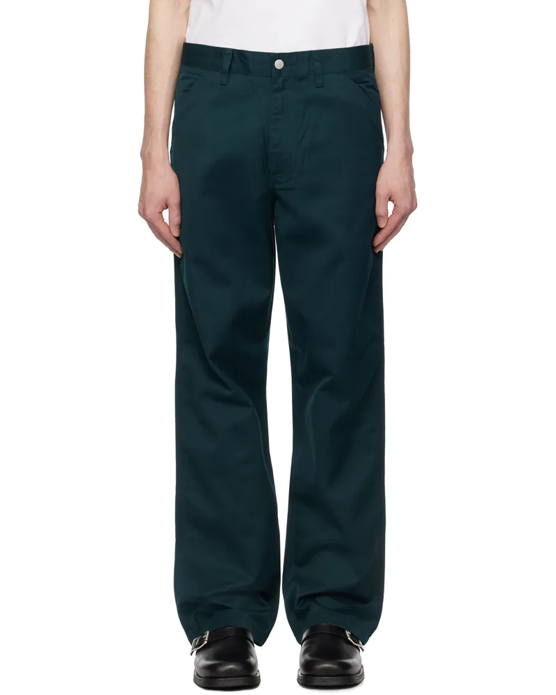 Carhartt WIP Green Simple Trousers 0au02