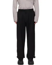 KIKO KOSTADINOV Black Bendix Tailored Trousers Crow