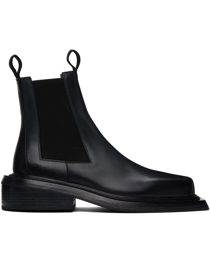Marsèll Navy Cassettino Chelsea Boots Dark