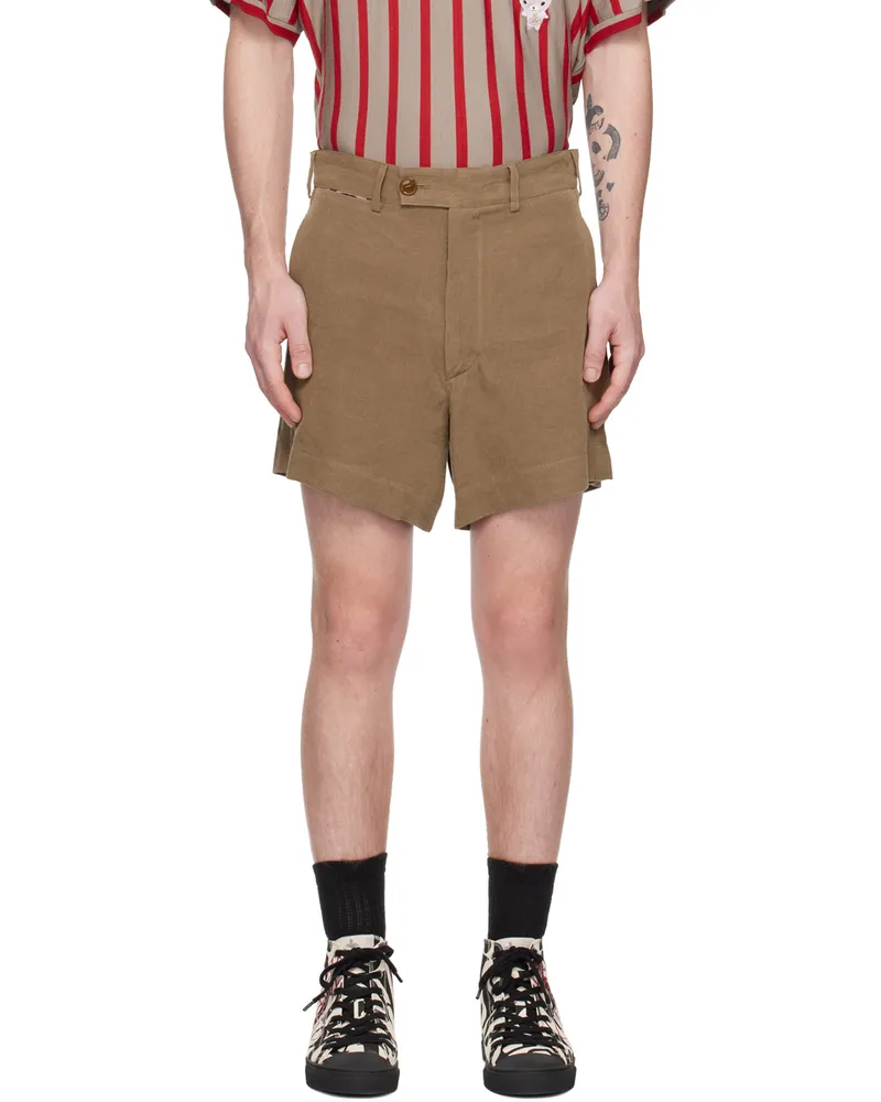 Vivienne Westwood Brown Raf Bum Shorts D403