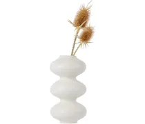 Matte White Wave Form Vase