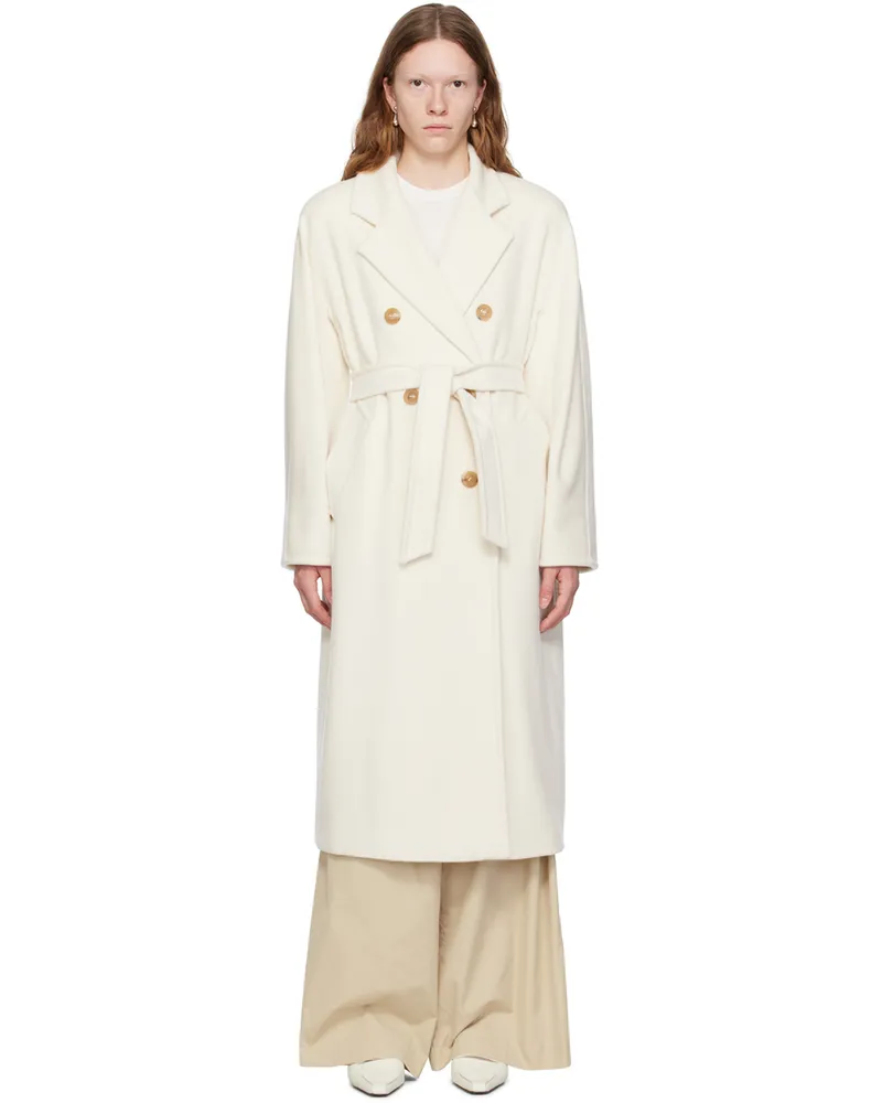 Max Mara White Madame Coat 021