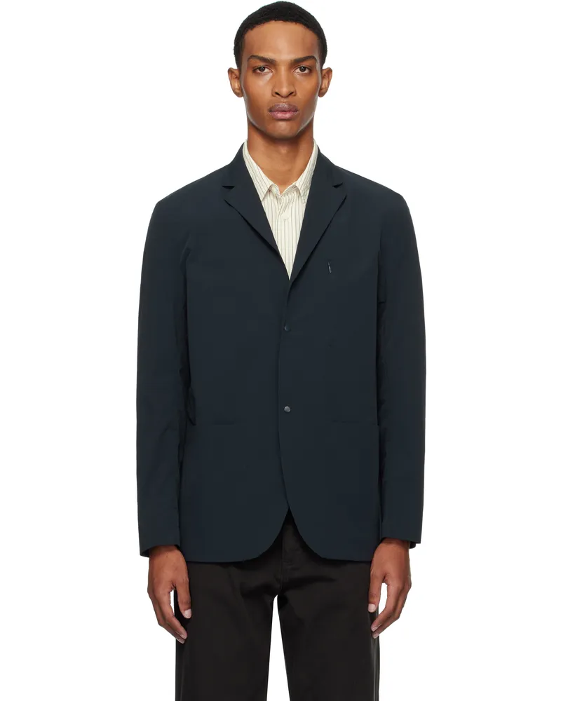 Norse Projects Navy Emil Travel Light Blazer 7004dark