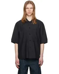 Christophe Lemaire Black Washed Pyjama Shirt Bkblack