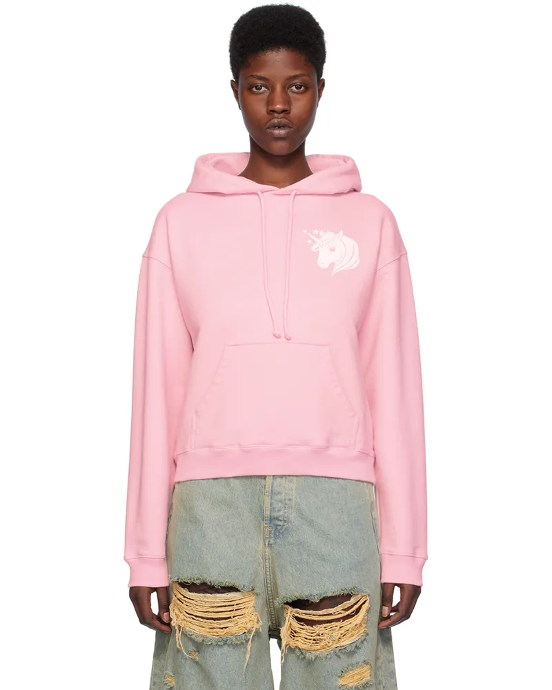 VETEMENTS Pink Unicorn Hoodie Baby