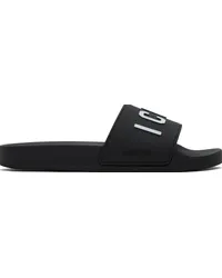 Dsquared2 Black Be Icon Slides Black