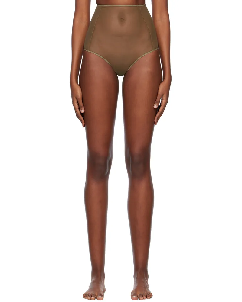 Nensi Dojaka SSENSE Exclusive Khaki Briefs 515