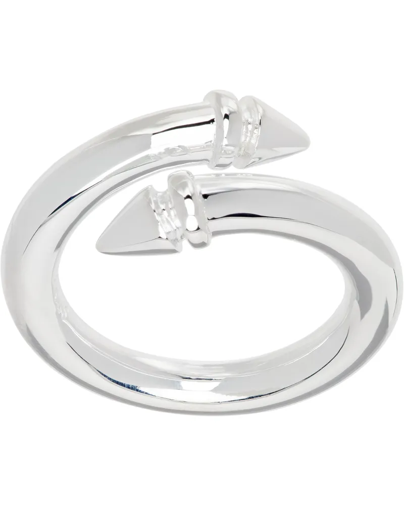 Stolen Girlfriends Club Twisted Fob Ring Sterling