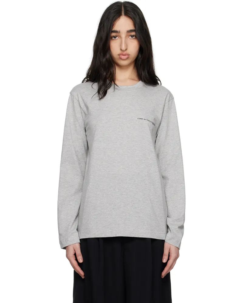 Comme des Garçons Gray Logo T-shirt 2