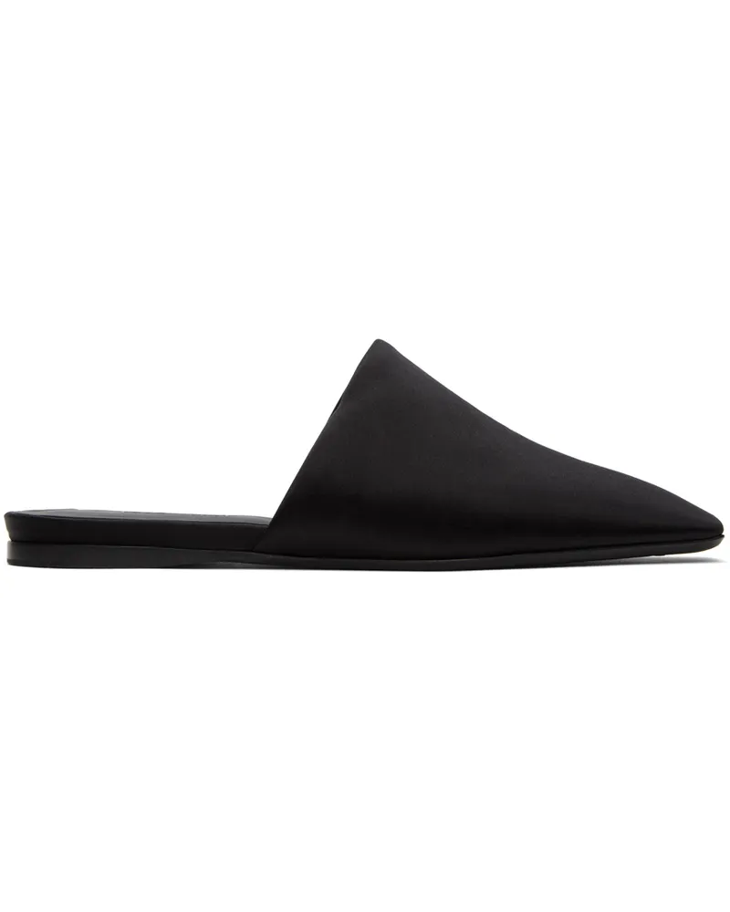 Max Mara Black Logo Hardware Loafers 005