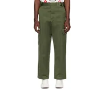 Green Belted Cargo Pants