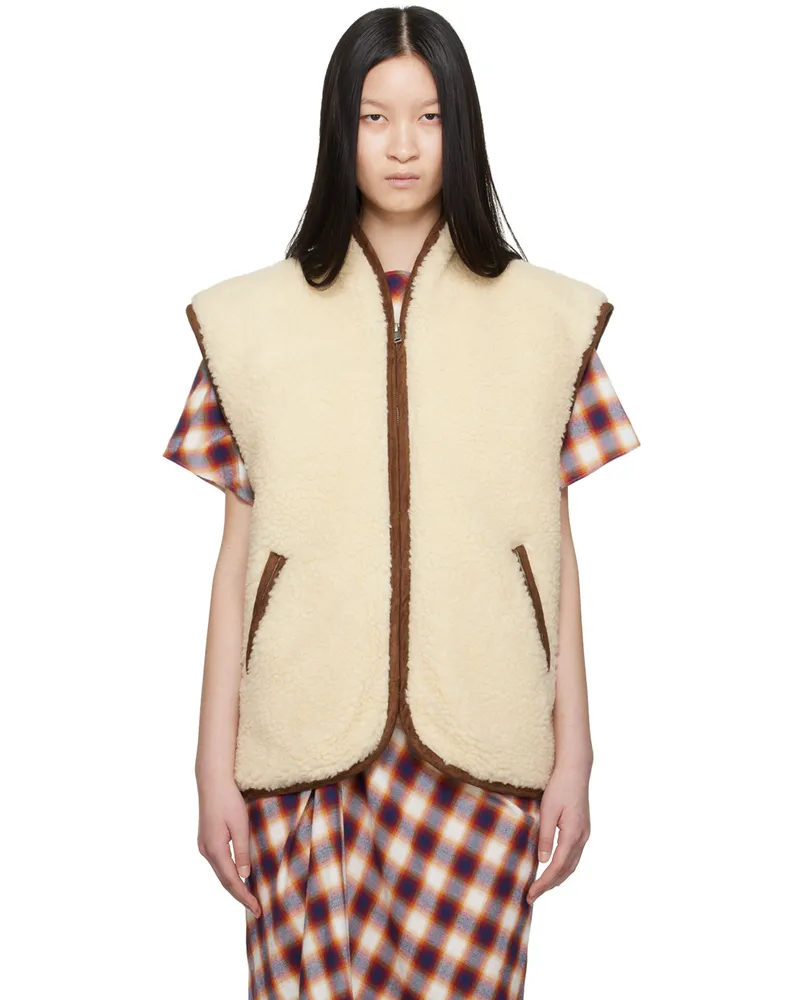 Étoile Isabel Marant Off-White Maximilia Vest 23ec