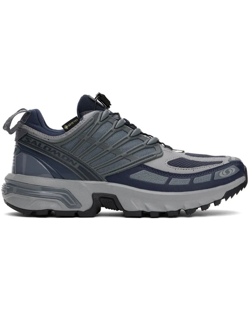 Salomon Blue & Gray ACS Pro GORE-TEX Sneakers Blue
