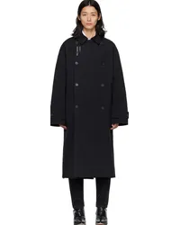 Won Hundred Black Amsterdam Trench Coat Dark