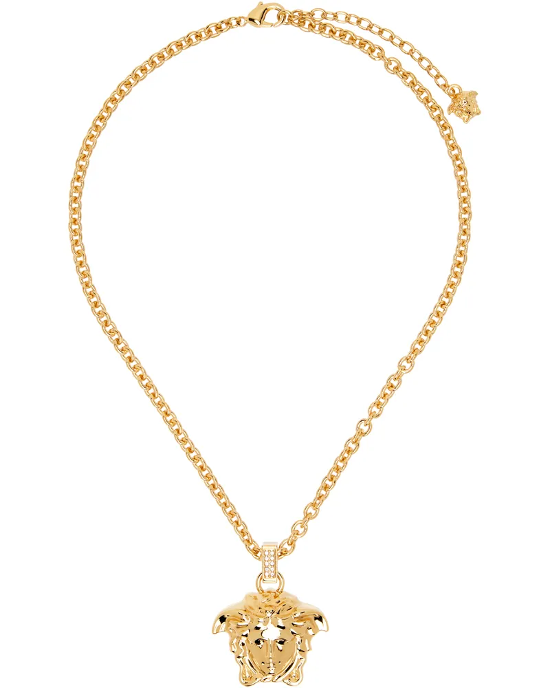 Versace Crystal 'La Medusa' Necklace Kcvo-crystal-versace