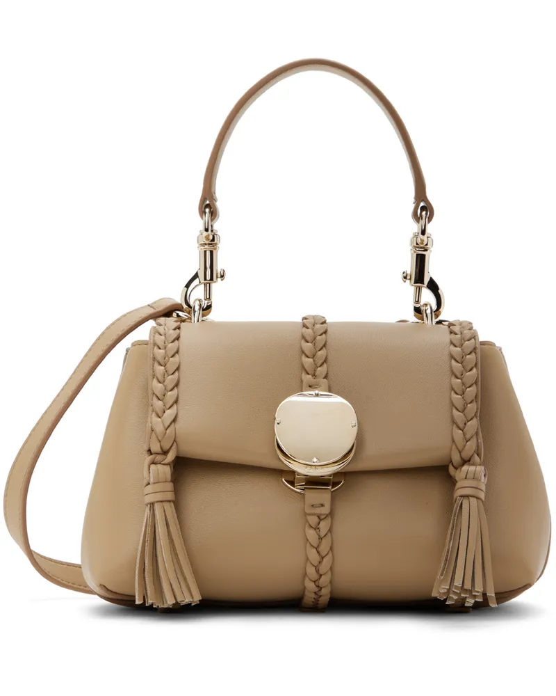 Chloé Taupe Penelope Mini Soft Bag 20g