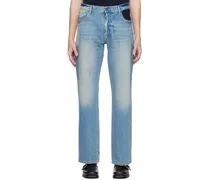 Blue Cutout Jeans