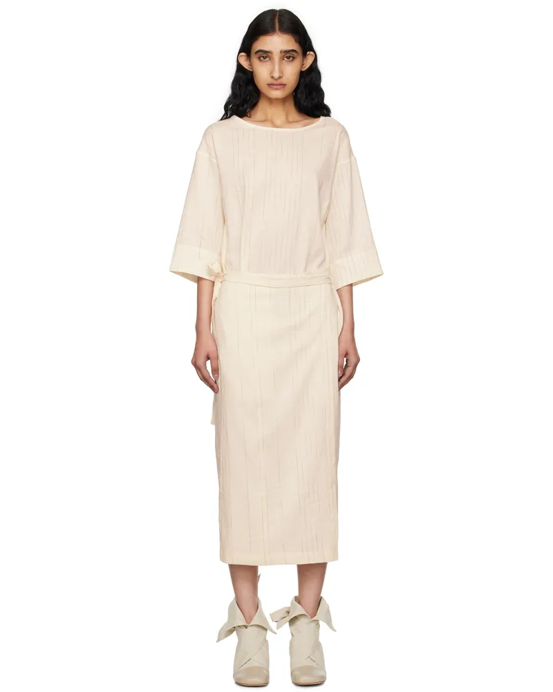 Toogood Off-White 'The Sieve Maker' Maxi Dress Fading