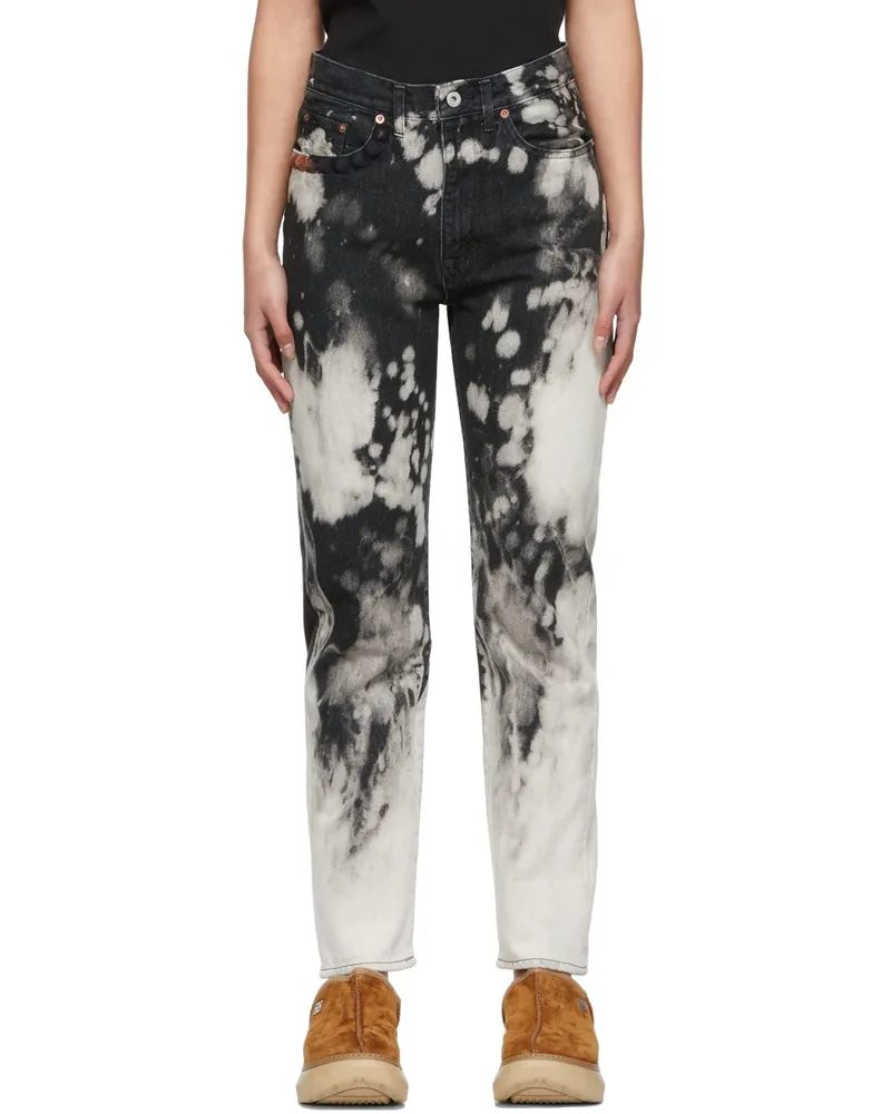 Doublet Black Recycled Punk Jeans Black