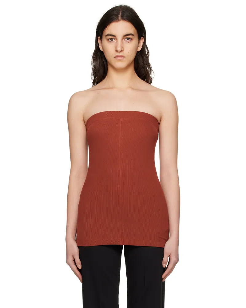 BITE Studios Orange Rib Tank Top Roasted