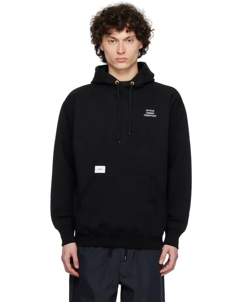 WTAPS Black WUT Hoodie Black