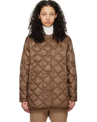 Max Mara Brown Csoft Down Jacket Brown