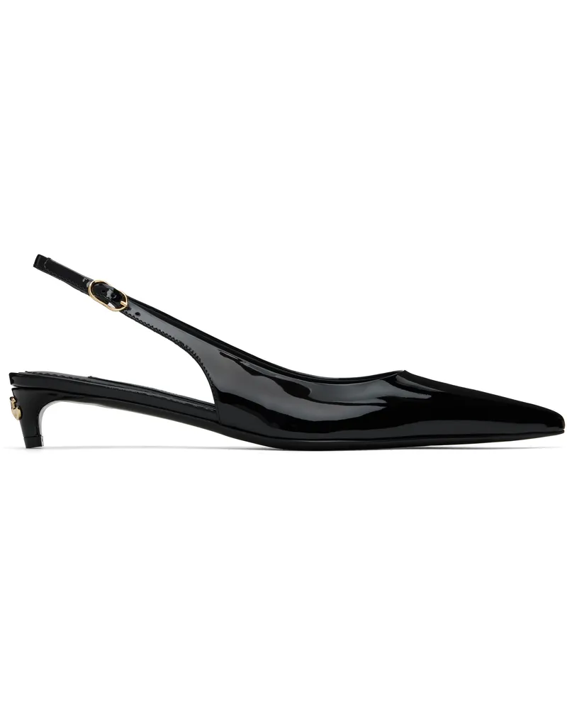 Dolce & Gabbana Black Slingback Heels 80999