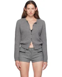 Magda Butrym Grey Crewneck Cardigan Grey