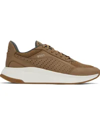 HUGO BOSS Brown Lace-Up Sneakers 263-medium