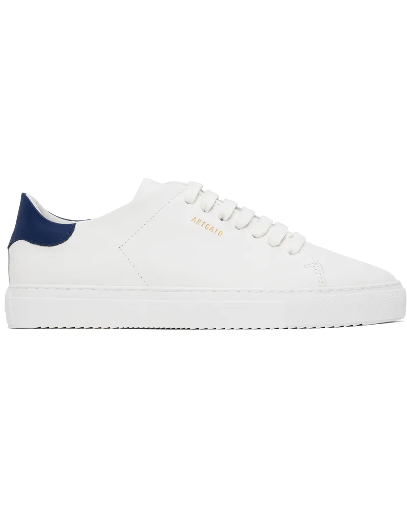 Axel Arigato White & Navy Clean 90 Sneakers White