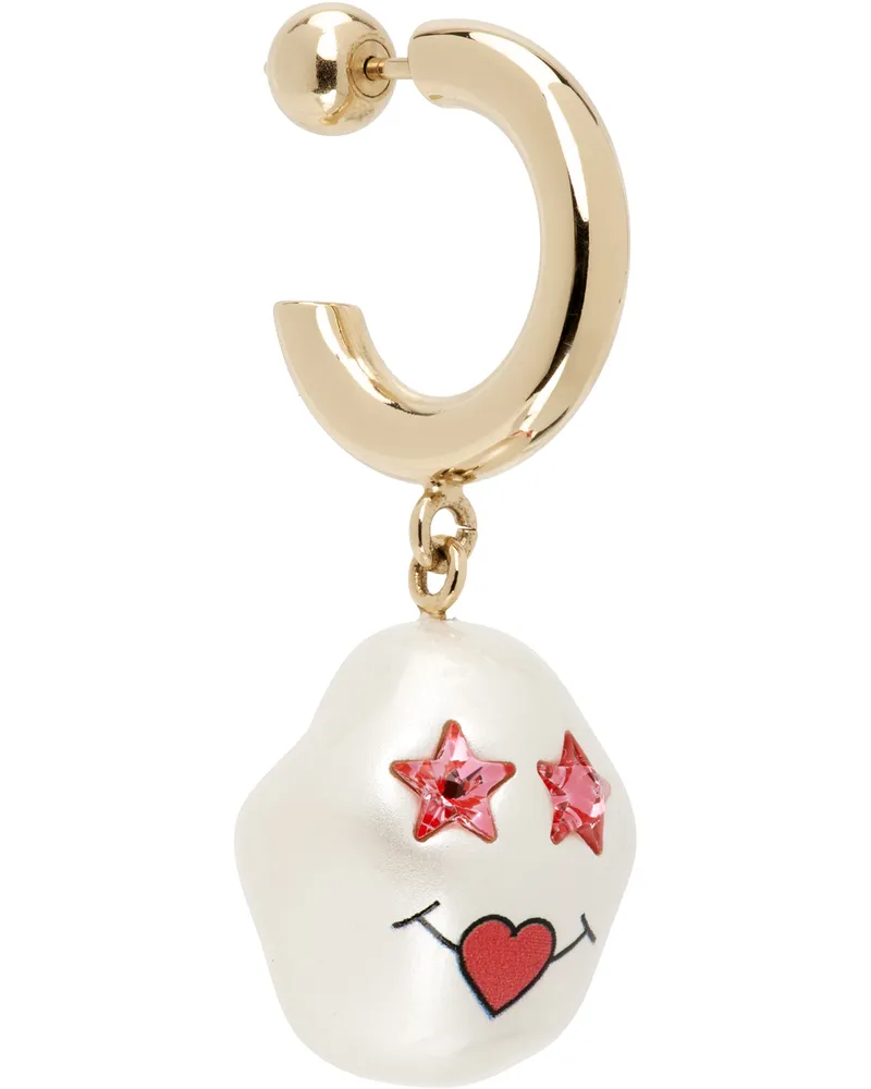 SafSafu Gold Star Cotton Candy Single Earring Gold